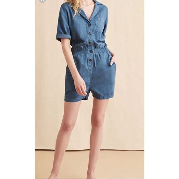 Faherty Arlie Romper Sz XXL - Picture 2 of 9